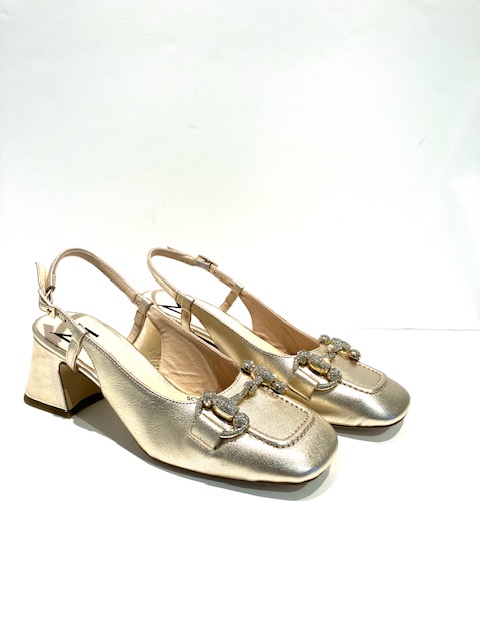 Marian Gold Shoe 1