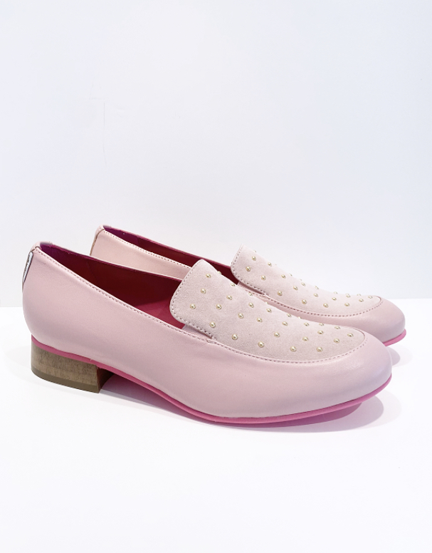 Marco Moreo Alma Loafers in Pink