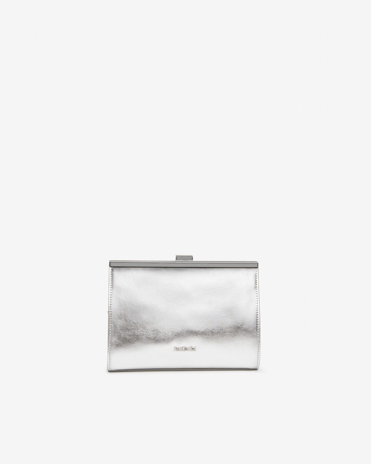 NeroGiardini Silver Clutch Bag